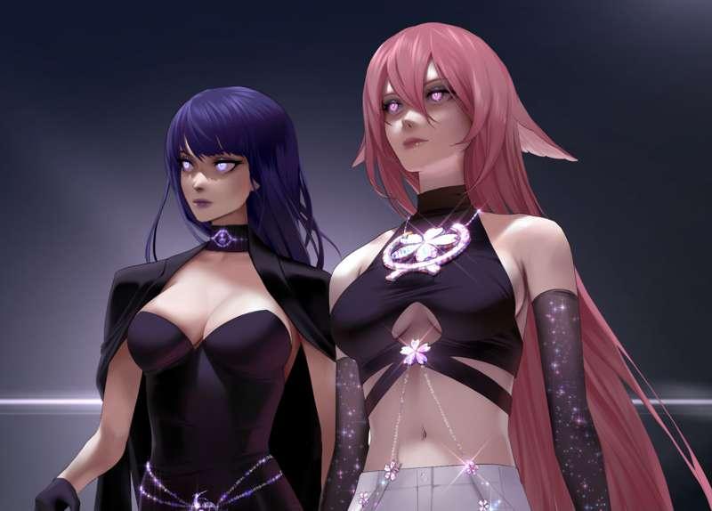 RaidenEi &YaeMiko PSD