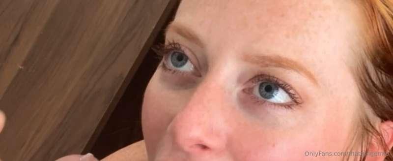 Imagine me looking at you like this after you cum on my face..