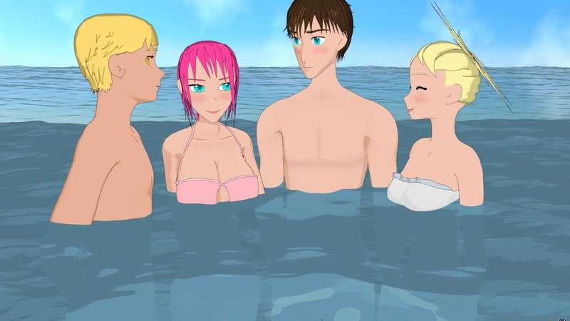 Commission #32: Kelly Handjob in the Ocean [Animation]