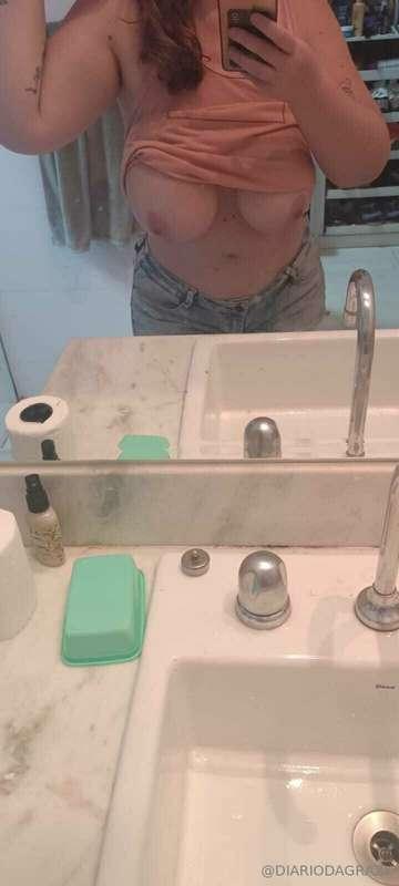 today I want you to grab my breasts