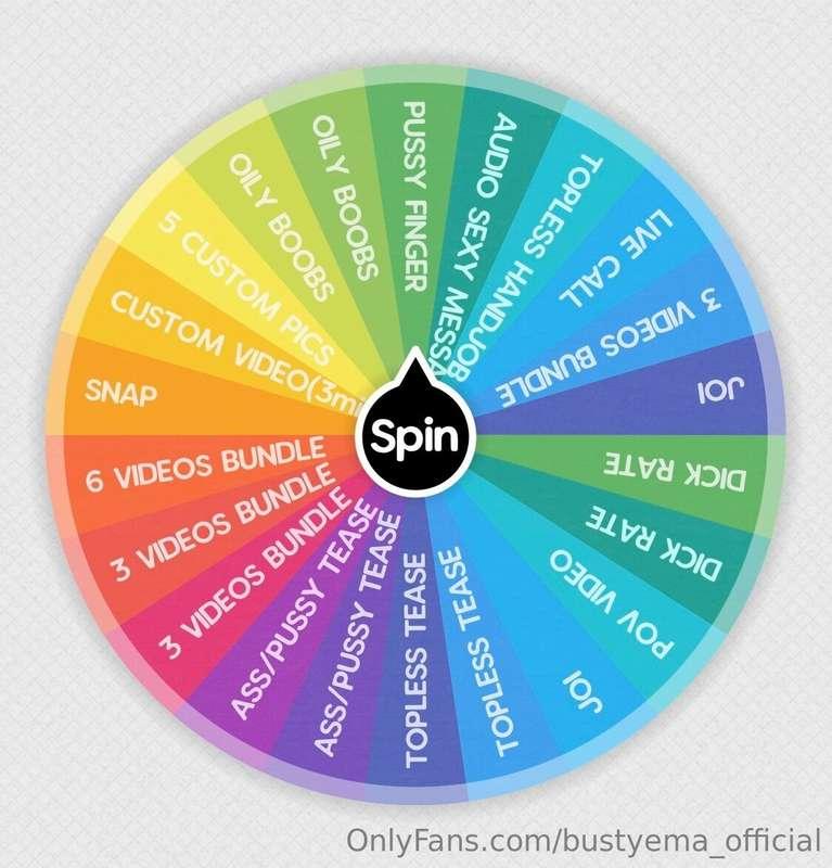 SPIN THE WHEEL AND WIN PRIZES  1 Spin - $10 3 Spins - $25 5 ..