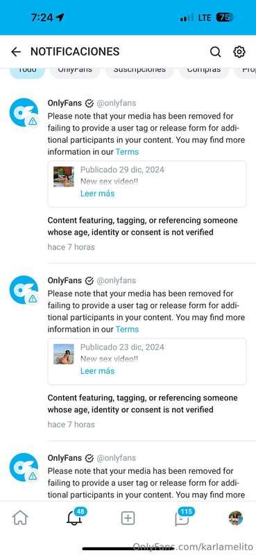 Onlyfans still deleting all my videos… 