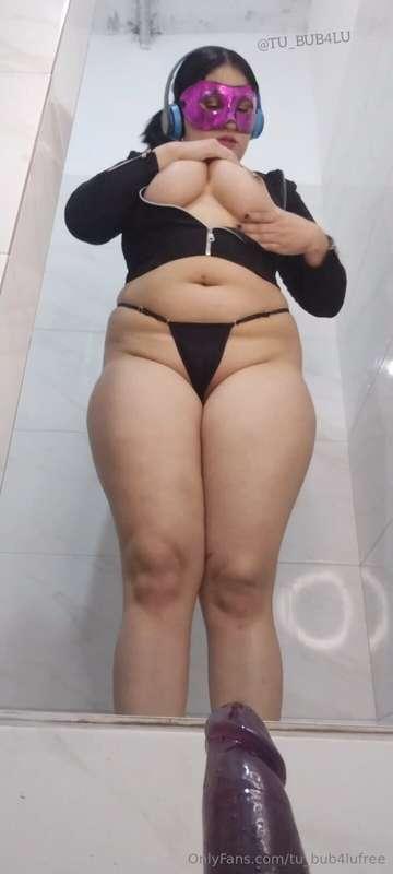 It just makes me happy to have something inside me.