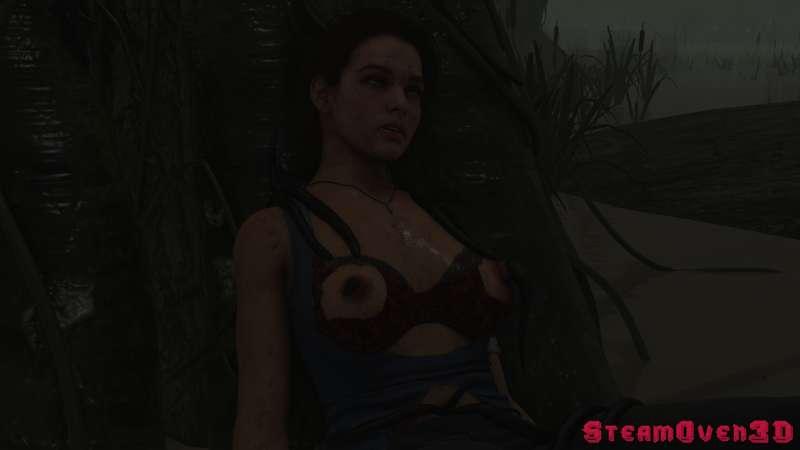 Jill Valentine invaded by swamp parasites part 2 (Commission)