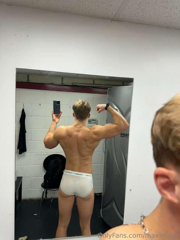 Something about these white briefs enhance all other areas a..