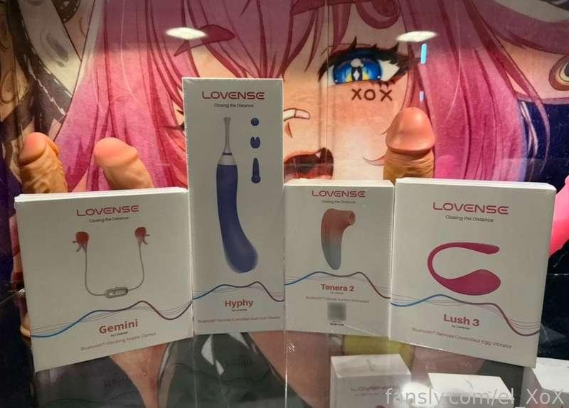 I stocked up on my toys!! Don't forget to use my Lovense referral code if you buy any toys!! 💕
https://lovense.com/p/el_XoX