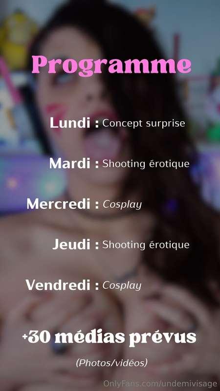 Cette semaine sur mon autre onlyfan :  https://onlyfans.com/..