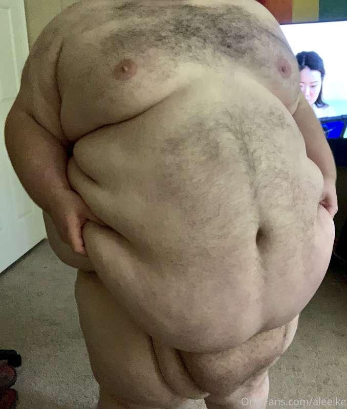 Maybe you should come lift my belly for me?