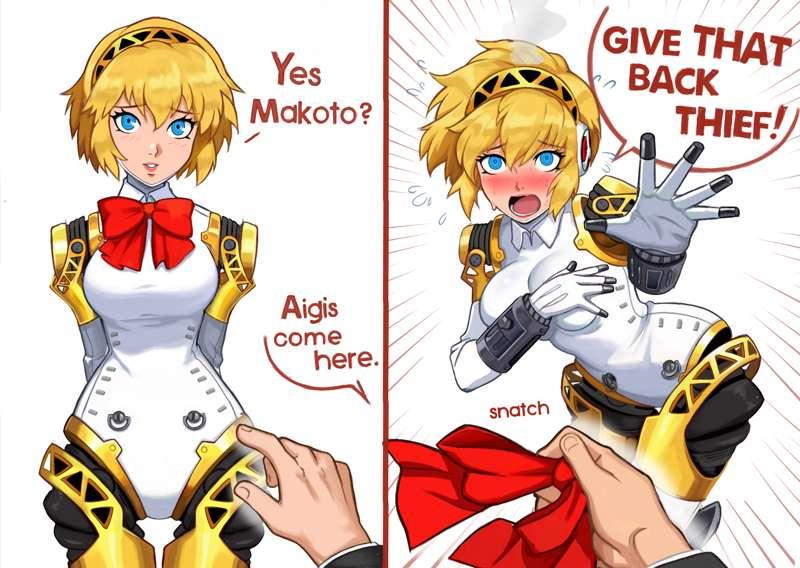 Aigis EXPOSED! + nsfw