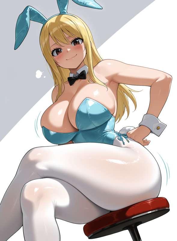 Lucy Heartfilia - Fairy Tail - Undressing Challenge - Tier 1