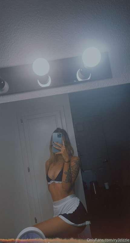do you wanna see more of this little maid outfit? 🧹🥵