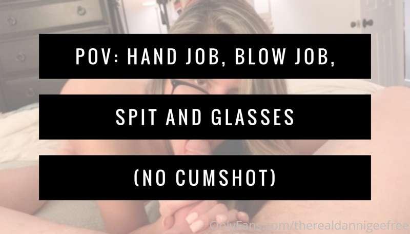 POV GUY/ GIRL blow job and hand job...little bit of sucking ..