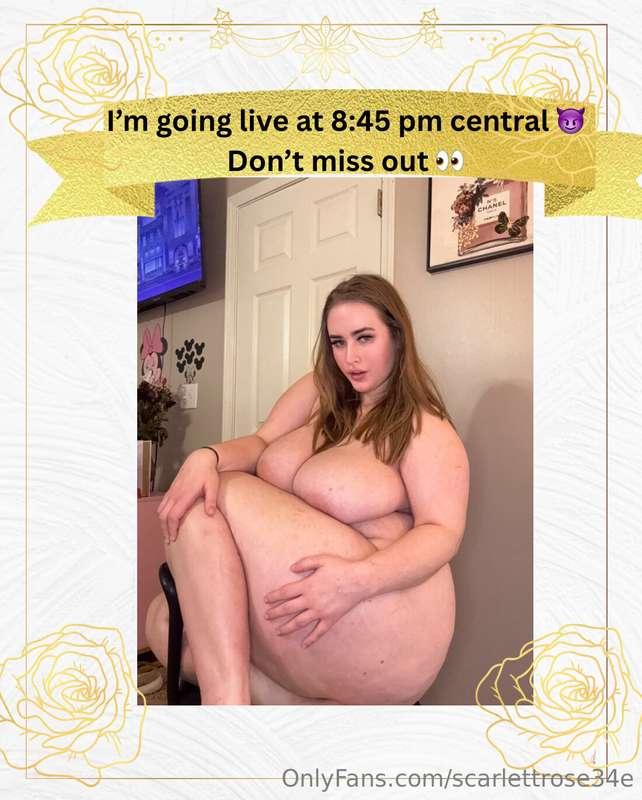 Will I see you? 😈