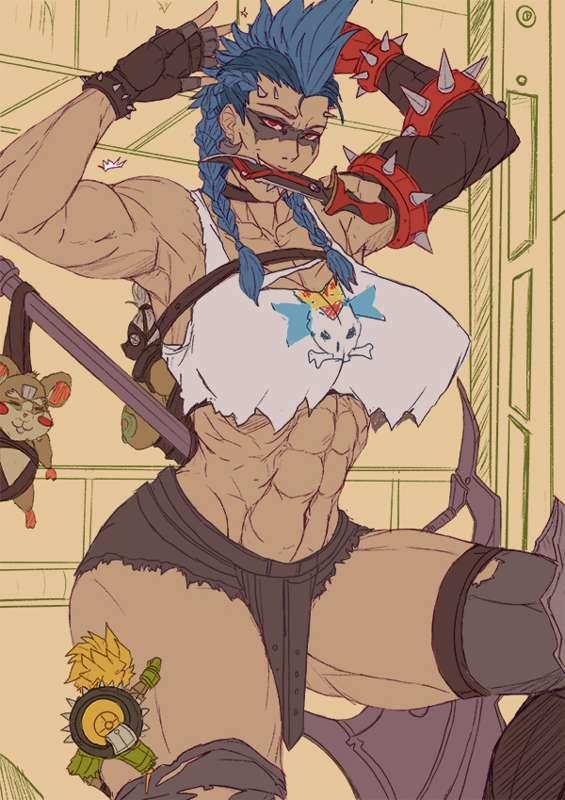 OVERWATCH WAIFU : Junker Queen [Sketch/ SFW]