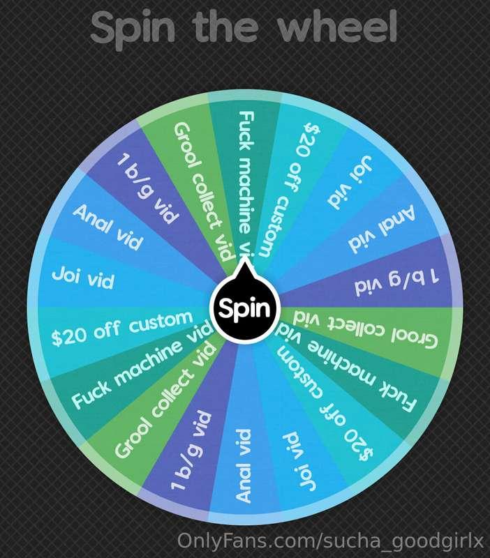 BRAND NEW SPIN THE WHEEL!
Full of never before released vide..