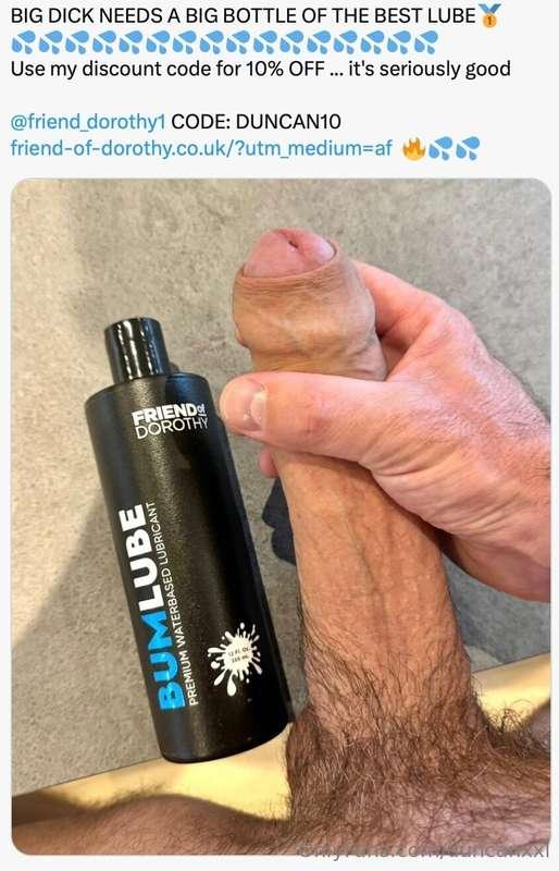 Seriously good water based lube 💦💦 It's a massive bottle but..
