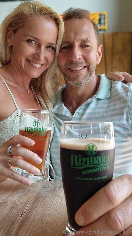 Craft beer house in Budapest 😍. Cheers my dears! ♥️😘😘😘