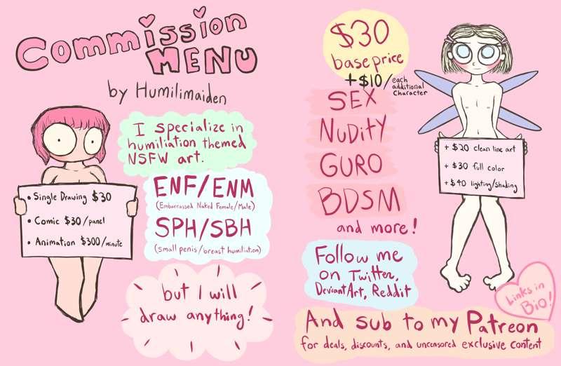 Commission Menu