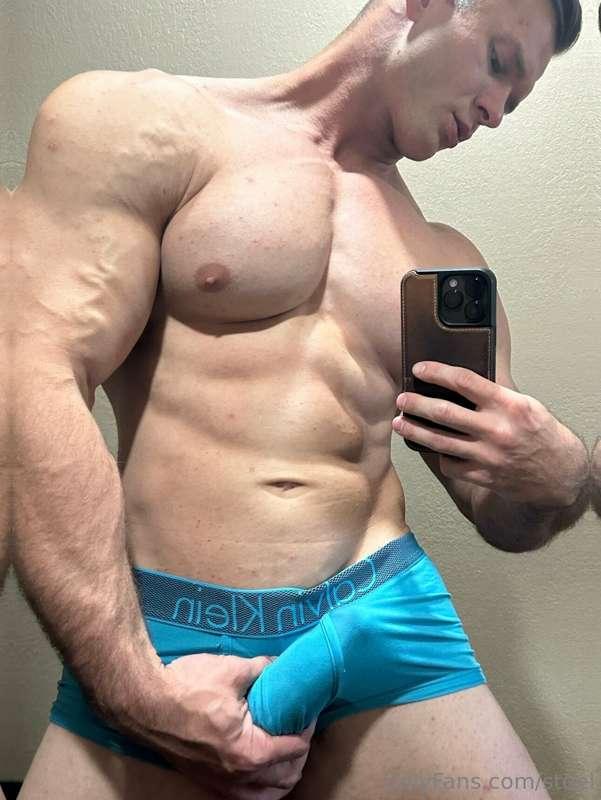 One more hard in my briefs.. a little POV of my hard cock in..