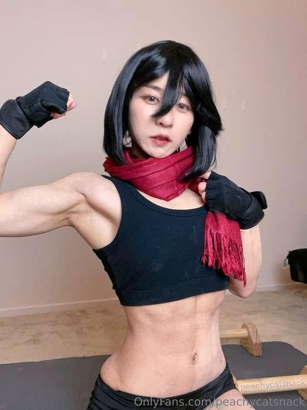 Here's a second Mikasa cosplay photoset! 💪😸