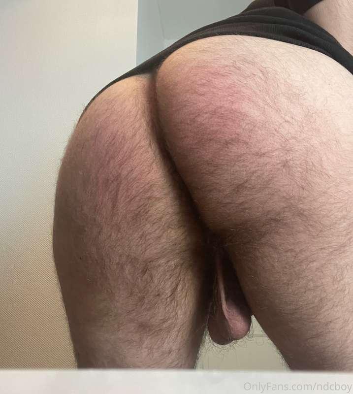 Back view with hanging balls xx