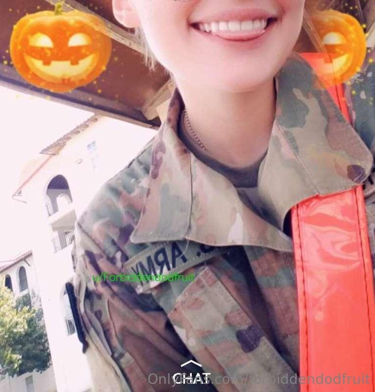 When I was at AIT for Halloween last year 👀