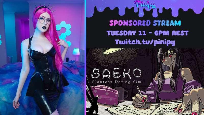 Excited to announce that I will be doing a sponsored stream ..