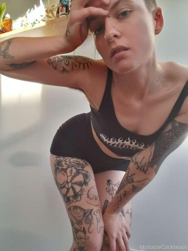 oh hey. I shaved my head.