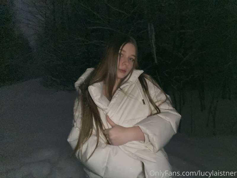 Finally winter ❄️😊 I love winter 😍 Look how the snow made my..