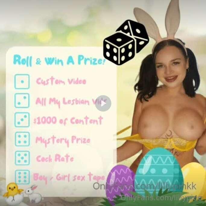 🎲🐰 ROLL THE DICE 🐰🎲
Everyone wins a super sexy prize!! 😍 & a..