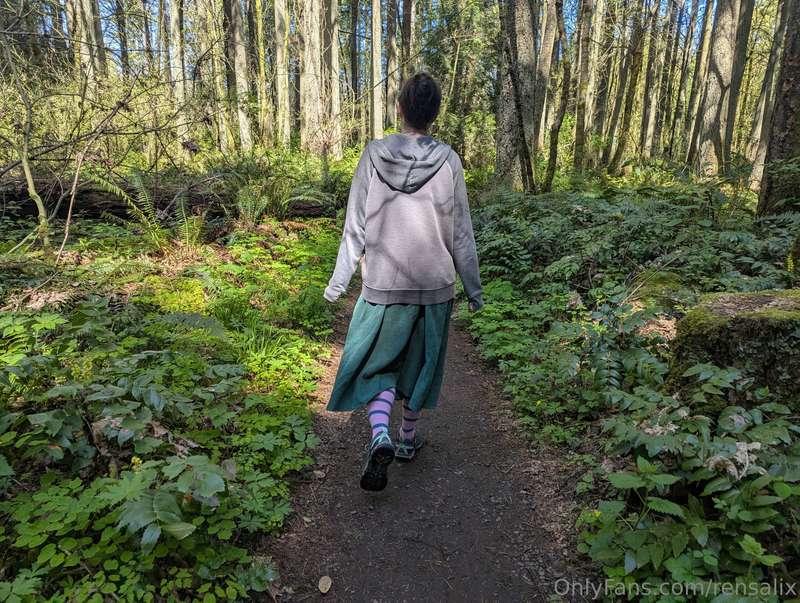 There was a beautiful walking trail near by.