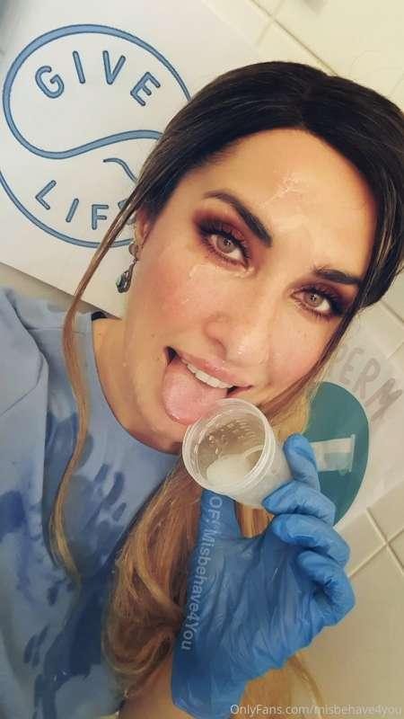Just a regular day at the Sperm Bank. How was your day?