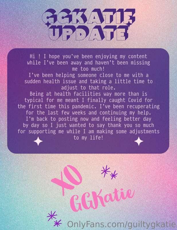 An update!
