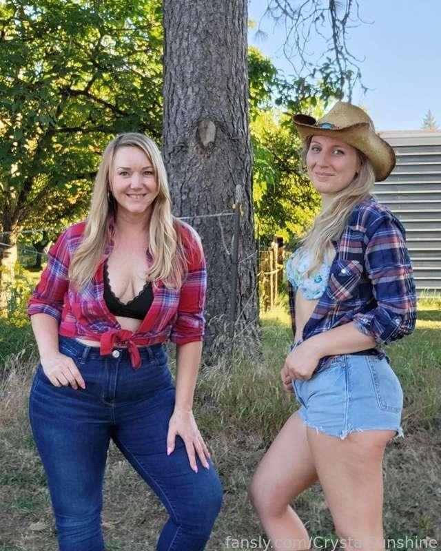 Unleash the wild side of country girls. Double trouble, double fun! Embrace the naughty with these two hot Milfs! @TheJulietStarling #fansly #curvy #Milf #lingerie #blonde #mombody #bodypositivity #maturewoman #stepmom #olderwoman #gilf #naughty #thicc #thickthighs #thick #confident #mommy #PAWG #booty #ass #boobs #hotmom #outdoor #outdoors #outside #public 