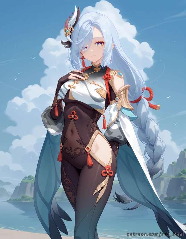 [R-18] Shenhe - Genshin Impact