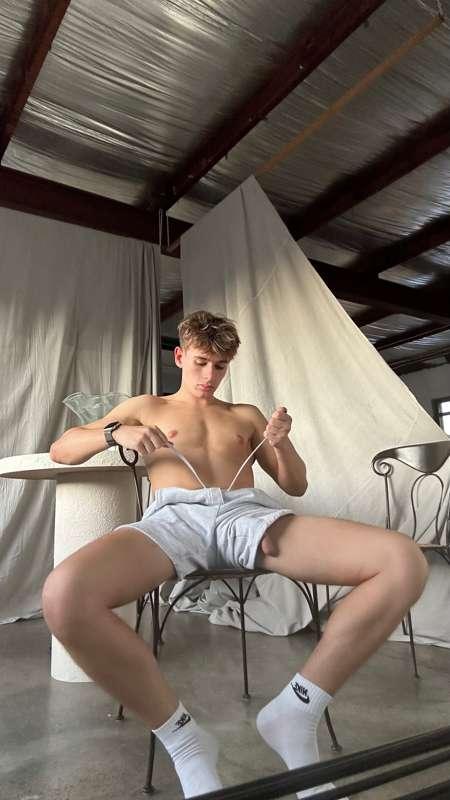 dude whats that peaking out of my shorts!?
