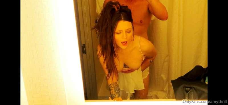 Bathroom slut, My pre-scene w/ christianxxx🐱🥵