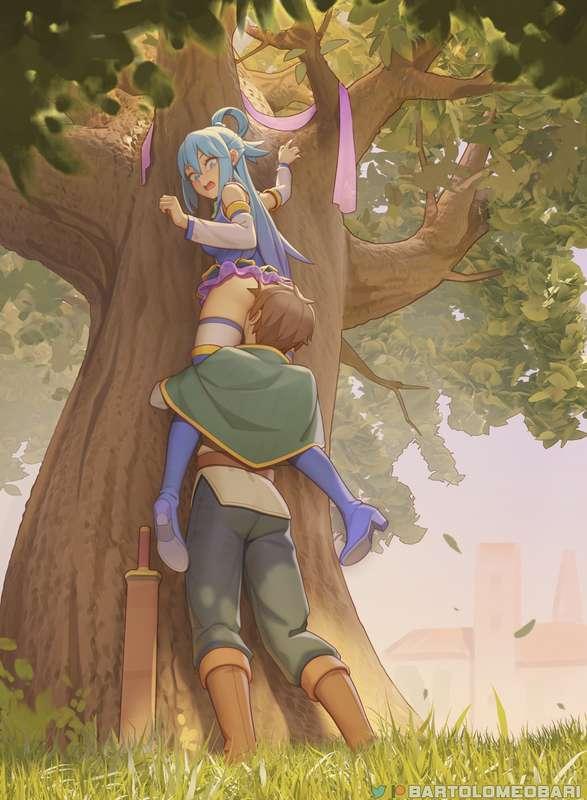 Aqua and Kazuma