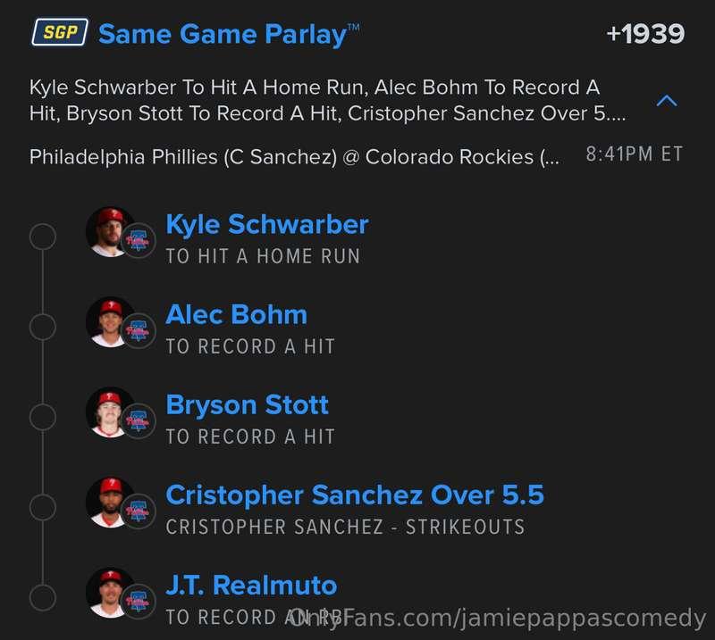 back to posting my bets and my bits 😈