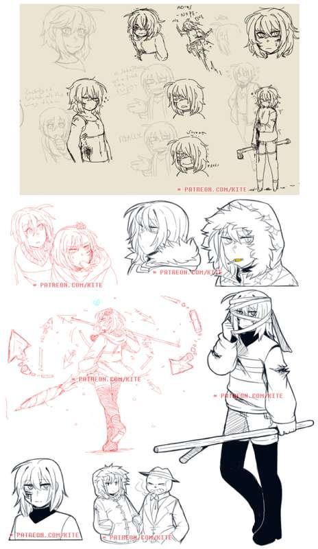 DP Doodle Dump - Grimmstale/GrimmEverAfter