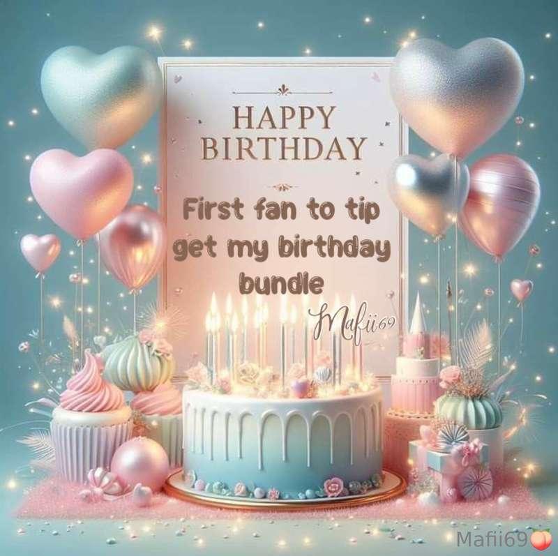 BE THE FIRST FAN TO TIP FOR MY BIRTHDAY BUNDLE