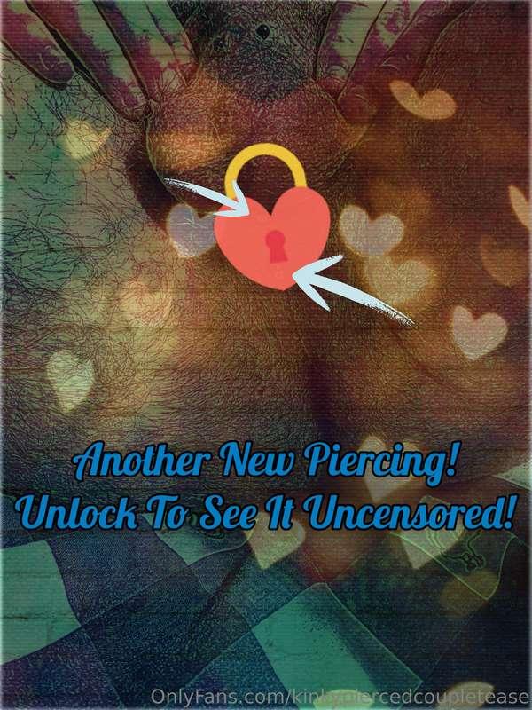 🪡📌 Another New pussy piercing have been added! 🫣 😈 Unlock th..