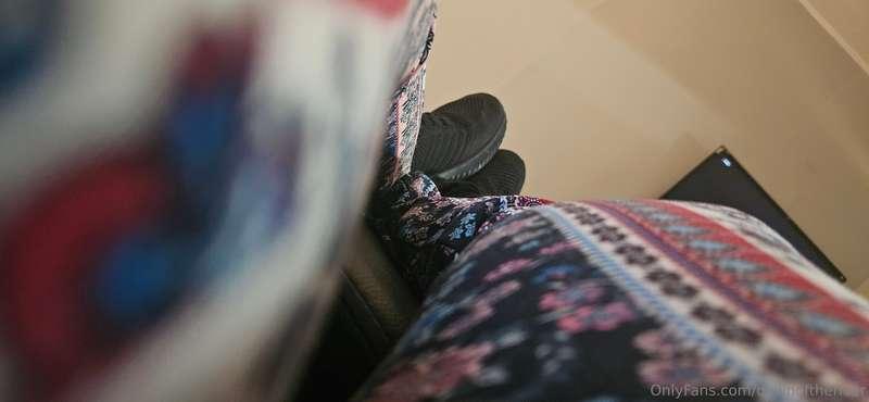 Caught you trying to hide between my thighs, you're lucky yo..
