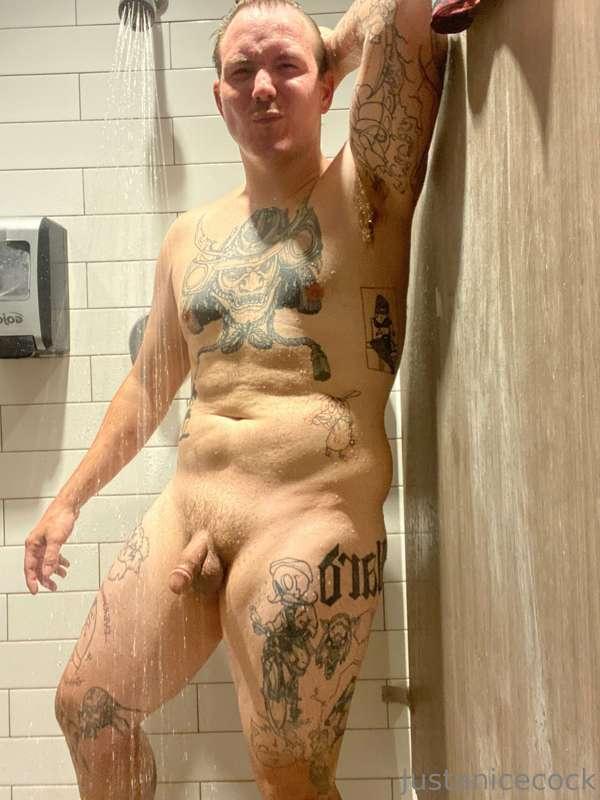Wanna join me in the *Gym Showers?!* 🚿