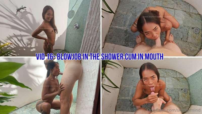 **NEW BLOWJOB - BJ in the Shower Cum in Mouth**
I find a rea..