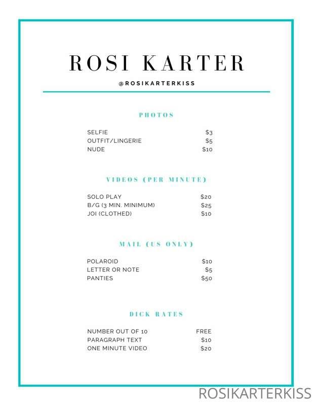 Here is my most recent custom menu!