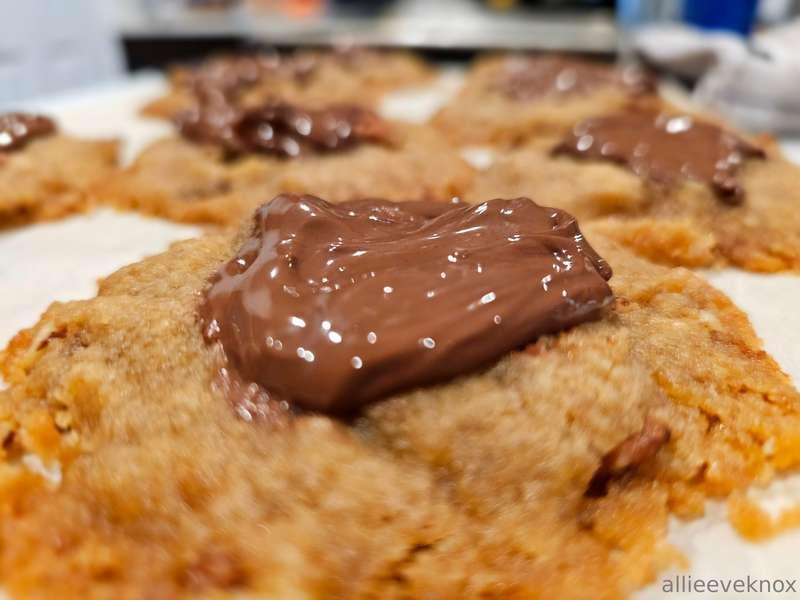 Made some brown butter and nutella cookies and now I can't m..