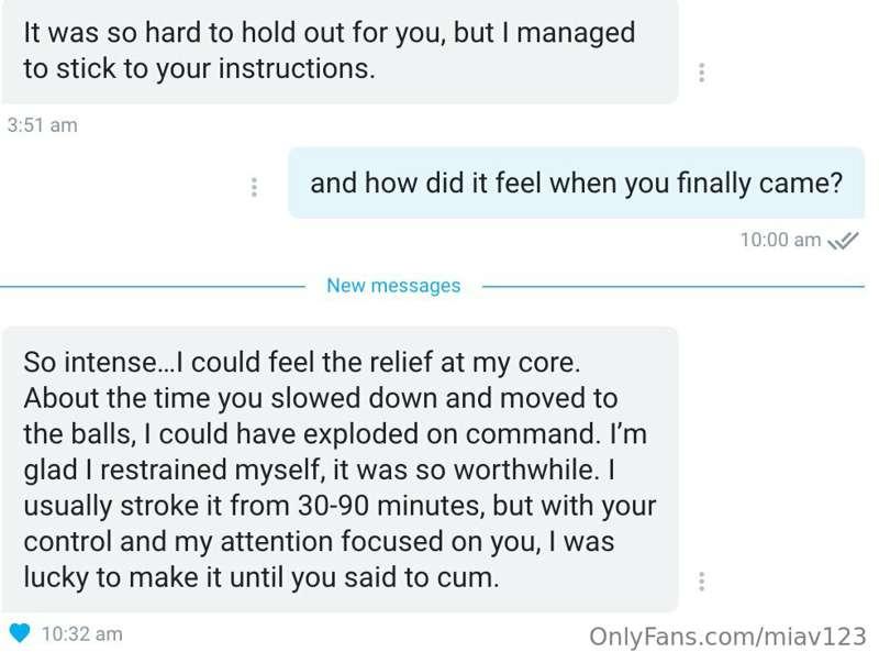 My latest JOI is getting crazy good reviews! Check your DMs ..