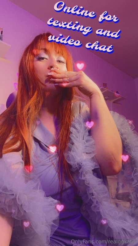 I'm available to play now 💕