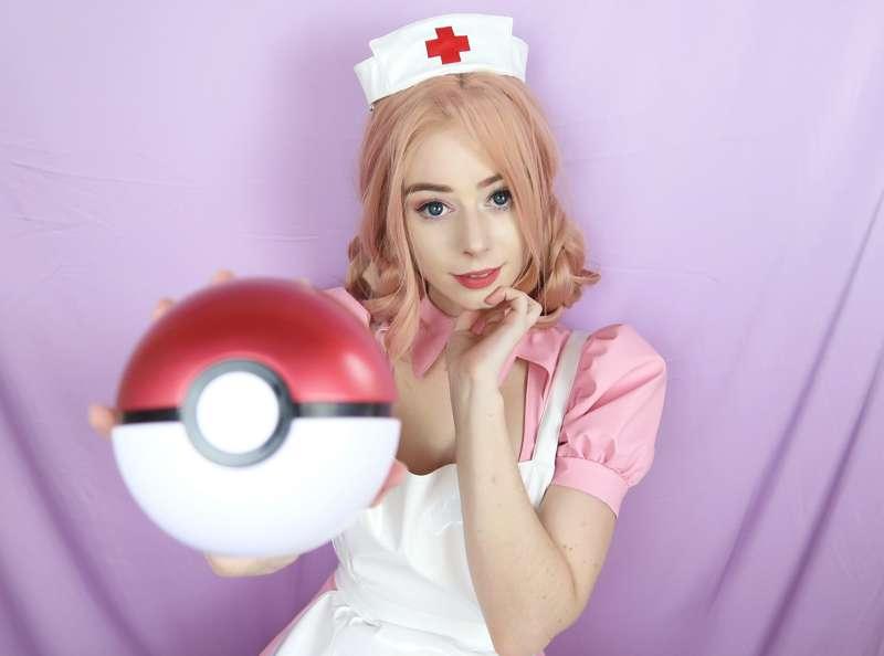 Should I make another photoset with my nurse joy cosplay? :D